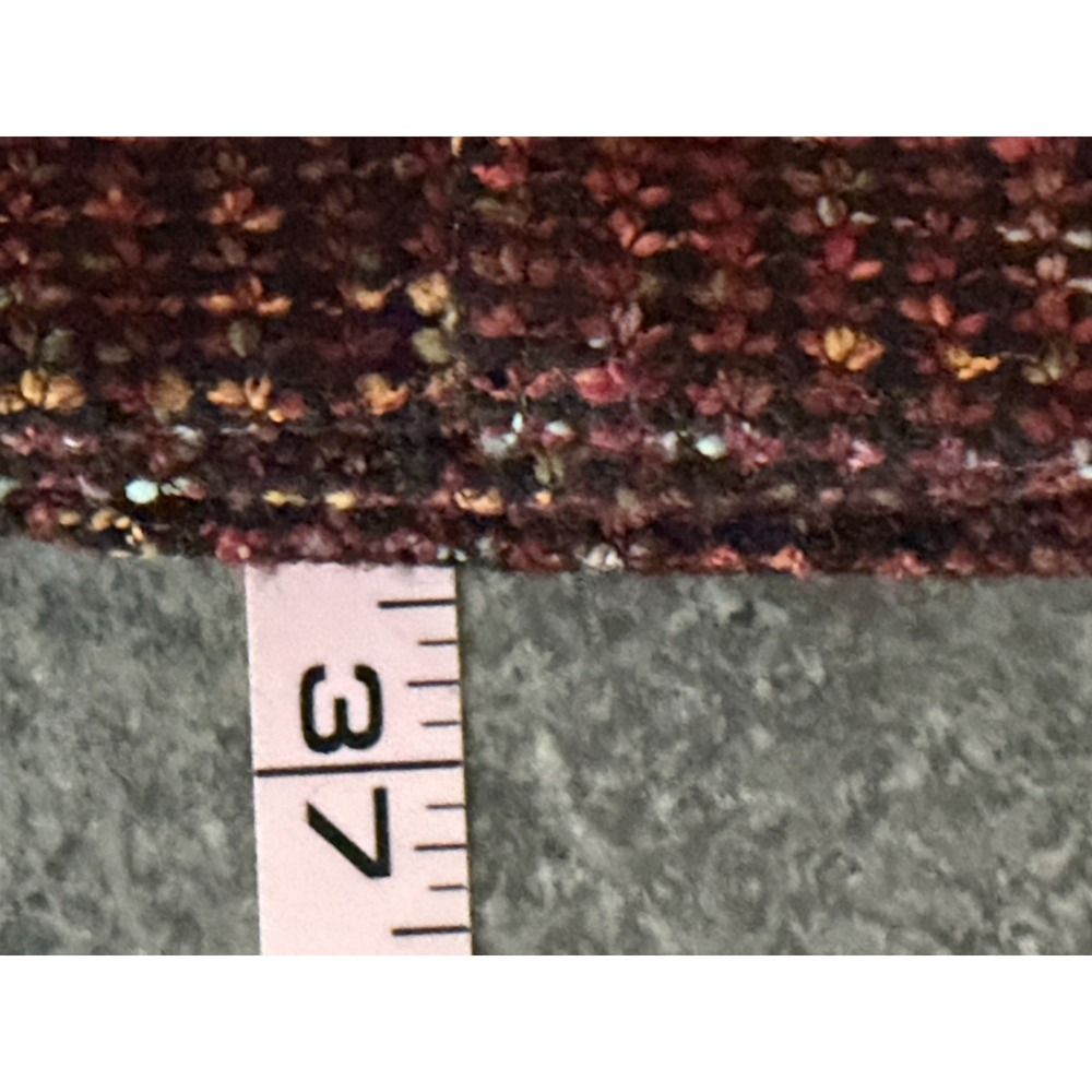 Liverpool Los Angeles Tweed Dress L Burgundy Preppy Academia Professional Office - Picture 12 of 13